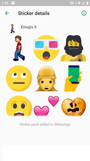 Figurinhas de emojis para WhatsApp - WAStickerApps screenshot 5