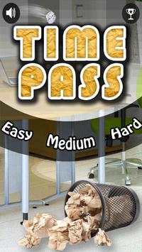 Paper Toss Time Pass Game скриншот 1