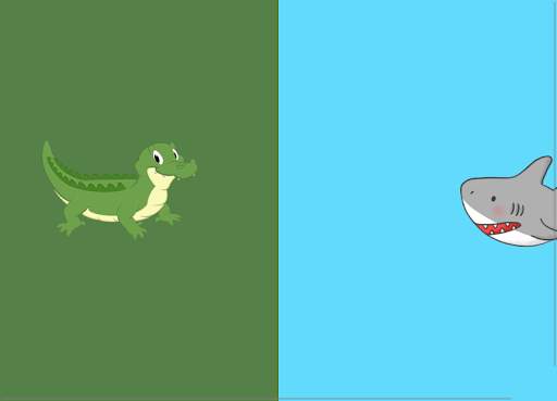 Shark versus crocodile screenshot 1