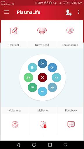 PlasmaLife - Blood & Plasma Donation App screenshot 1