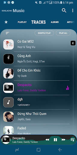 Music player One UI S10 S10  screenshot 3
