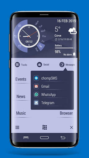 Тема FlatUI для Total Launcher screenshot 5