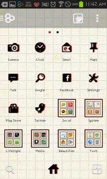 square GO launcher theme screenshot 3