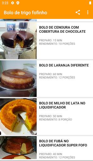 Bolo de trigo fofinho screenshot 8