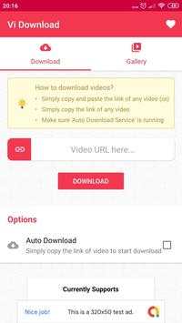 Vi Download - Instagram Facebook TikTok Download screenshot 1