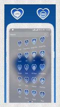 Snow Heart Launcher Theme screenshot 2
