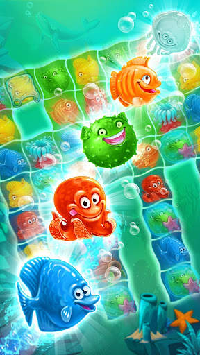 Mermaid - puzzle match-3 harta screenshot 14