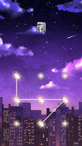AppLock Live Theme Starry Night – Paid Theme screenshot 1