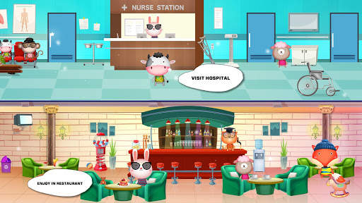 Pretend Play Pets World: Meet Town Life screenshot 2