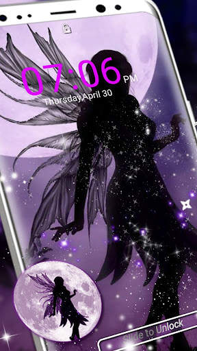 Fairy Dark Purple Theme screenshot 3