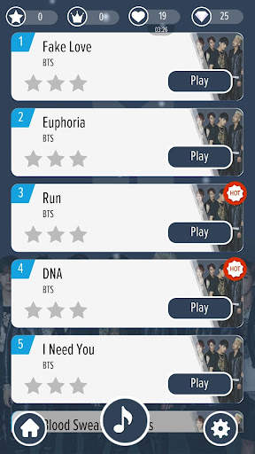 Piano BTS 2020 - Tap Tiles OFFLINE screenshot 2