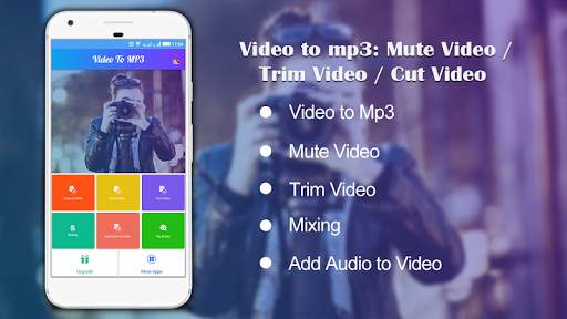 Video to Mp3 : Mute Trim Mix screenshot 1