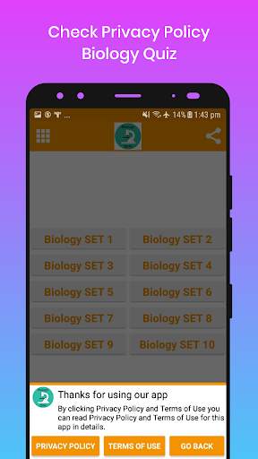 Biology Quiz скриншот 2