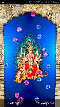 Durga Maa Live wallpaper 4 تصوير الشاشة