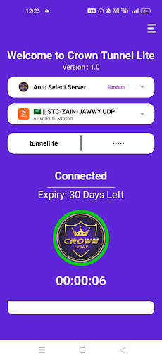 Crown Tunnel Lite screenshot 3