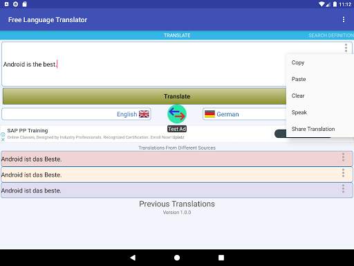 English Language Translator screenshot 9