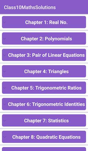 10th Maths NCERT Solutions - CLASS 10 screenshot 1