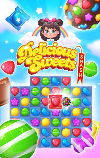 Delicious Sweets Smash : Match screenshot 5