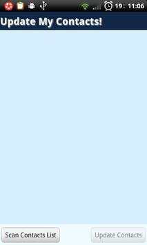 Update My Contacts! screenshot 1