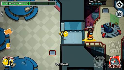 BEES Imposter MOD Among Us screenshot 1