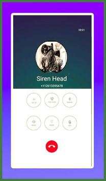 Call Siren Head  video call   chat (Simulation)‏ screenshot 1