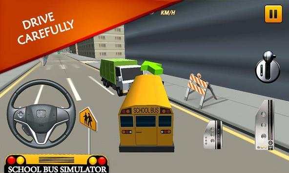 Schoolbus Driving 3D Sim screenshot 2