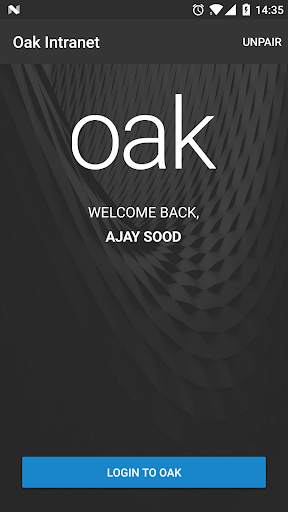 Oak Intranet screenshot 2