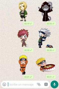 Naruto stickers screenshot 2