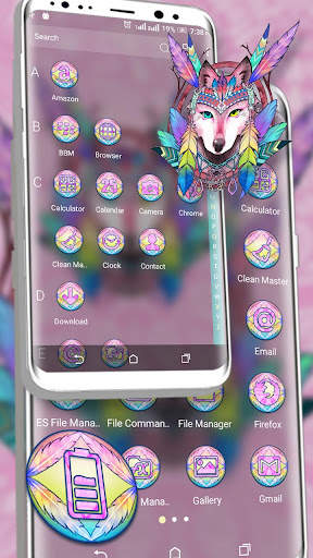 Dream Catcher Wolf Theme screenshot 2