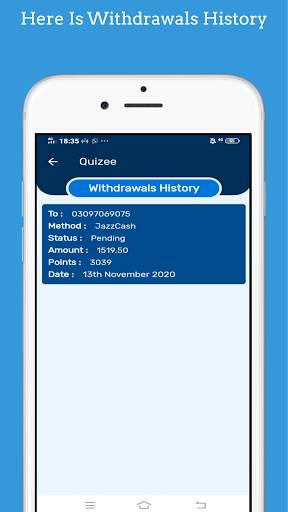 Quizee App - Solve Quiz and Earn Money स्क्रीनशॉट 7