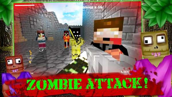Island of Zombie Blocks screenshot 3