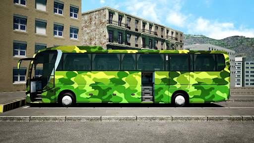 Game Mengemudi Bus Tentara screenshot 3