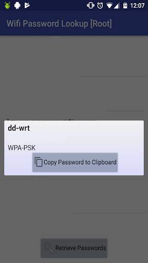 Wifi Password Lookup [Root] screenshot 2