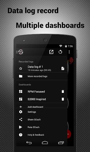 Hondata s300 dash logger-SDash screenshot 3