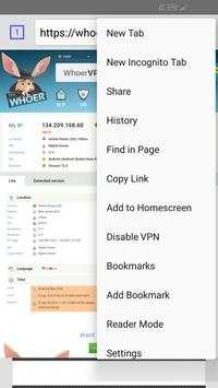 Browser Proxy VPN Unblock Sites screenshot 1