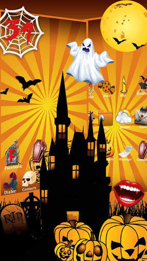 3D, Halloween Themes, Live Wallpaper screenshot 3