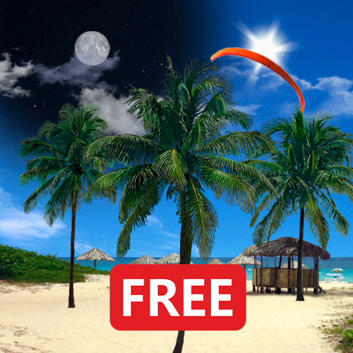 ikon Pantai Laut Palm Live Wallpaper FREE