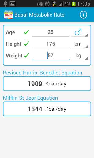 BMR Calculator screenshot 2