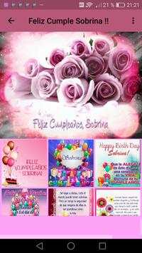 Feliz Cumpleaños Sobrina 3 تصوير الشاشة