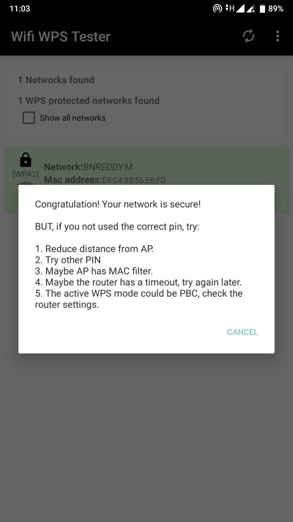 WPS WPA WIFI PIN TESTER screenshot 5