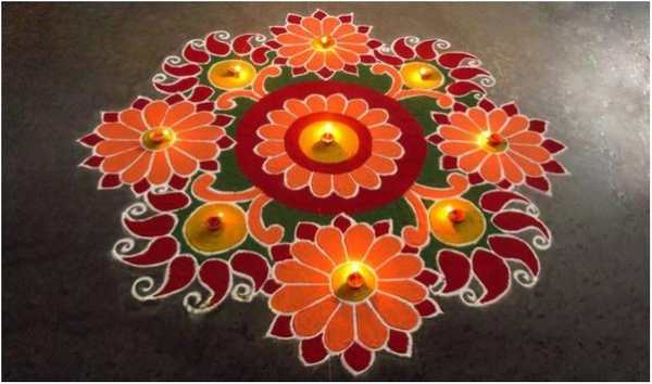 Diwali Rangoli Wallpaper screenshot 2