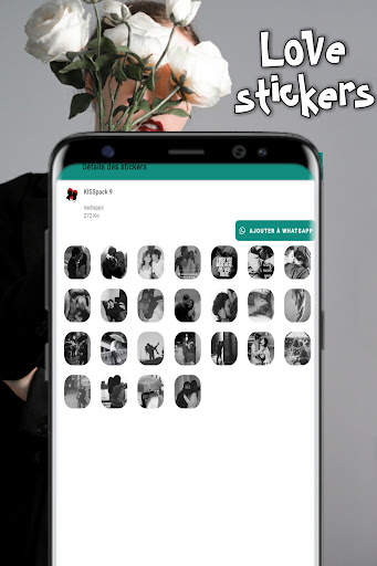 Romantic Kiss Stickers for WA screenshot 3