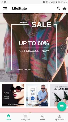 Lifestyle theme screenshot 3