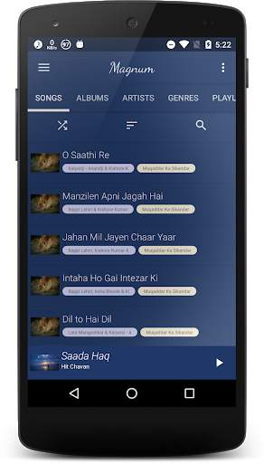 Magnum Music Player screenshot 1