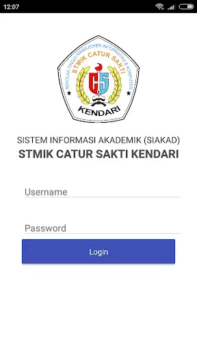 SIAKAD STMIK Catur Sakti screenshot 1