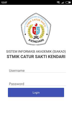 SIAKAD STMIK Catur Sakti screenshot 1