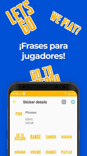 Stickers (PUBG Fan App) para WhatsApp 2020 ✅ screenshot 3