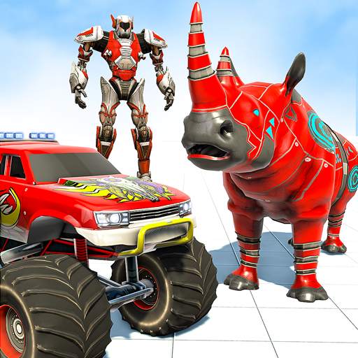 Monster Truck Robot Wars Games Rhino Robot Game 1.0.4