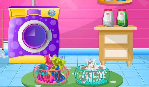 Laundry clothes girls games screenshot 7