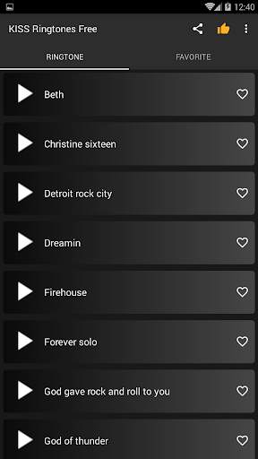 KISS ringtones free screenshot 5
